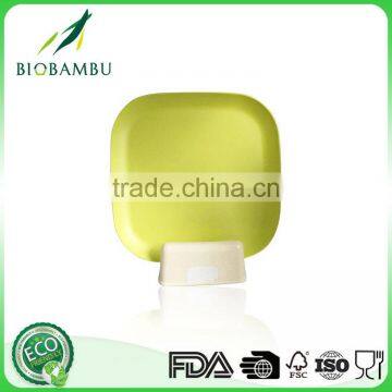 Environmental Non-toxic OEM Available Bamboo Fiber Fruit Plate photo-2