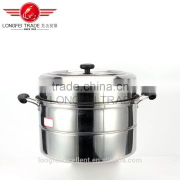 2016 popular in china stainless steel cookware pot/stainless steel steam pot