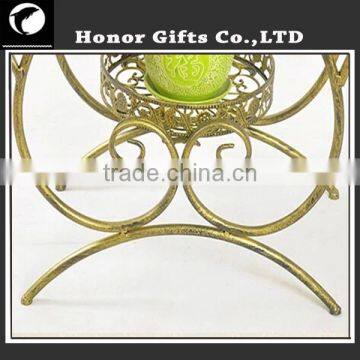 Handicraft Flower Stand Pot Metal Corner Plant Stand photo-4
