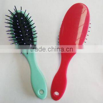 Comfortable Ionic Plastic Round Hair Straightening and Curling Comb photo-2