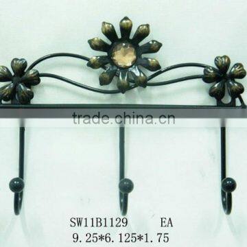 vintage wall shelf hooks