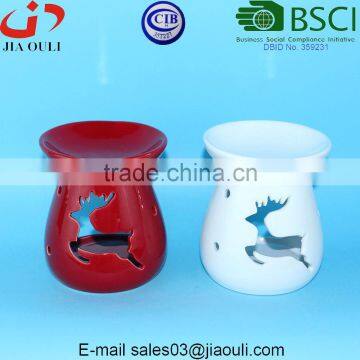 BSCI Audit Factory Gifts & Decor ceramic oil Warmer, Ceramic Tea Light oil burner