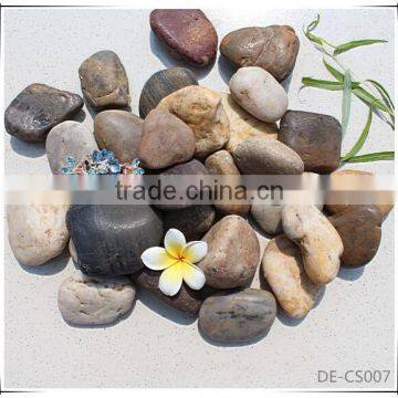 Garden Decorative Round and Flat Pebble Wholesale