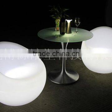 Illuminated Leisure Led Furniture With Color Changing Led Chair Coffee Sofa photo-5