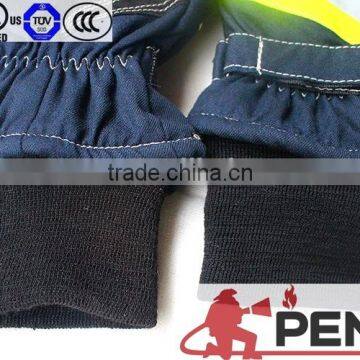 Fire Fight Gloves Elastic Cuff Good Grasping Cowhide Palm Colorful Flame Retardant Hand Fingers Protected Preventing Burnt photo-5