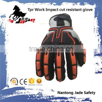 TPR gloves, nitrile Sandy Finish gloves,Impact Resistant TPR Glove