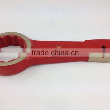 14mm Ring Slogging Spanner Hammer Striking Box End Wrench Al-Br Alloy Spanner photo-2
