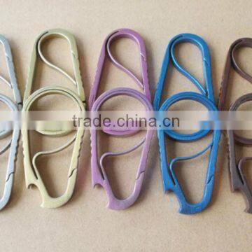 TK-1773 Outdoor Edc Tool Titanium Alloy Quick Release Anti-lost Titanium Carabiner With Bottle Opener photo-6