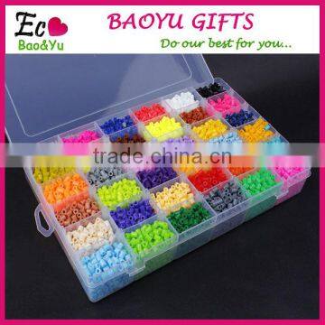 2016 Hot Selling 5mm DIY Eco-friendly Cartoon Perler Beads Educational Hama Perler Beads Wholesale