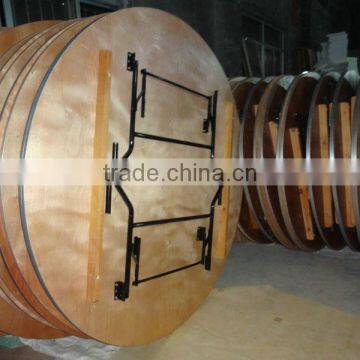 Used Banquet Round Folding Tables With Good Prices For Sale photo-5