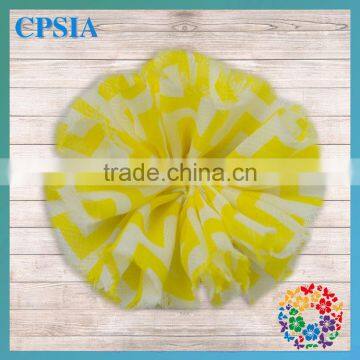 Trendy Yellow White Children Chiffon Decoration Flower with Fashion Design Cheap Hair Accessories 2014 Brand New Items