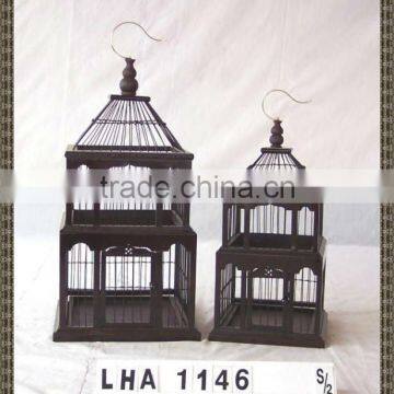 Decorative Wooden Bird Cage