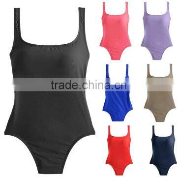 Women Swimwear Fancy Japanese Waterproof High Cut Factory Scoop Back One-piece Beachwear Suit Swimming Swimsuit One Piece photo-4