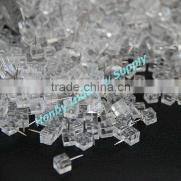 18mm Craft Square Transparent Push Pin