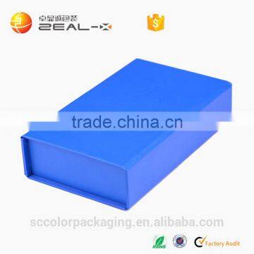 Wholesale custom made blue foldable paper gift box