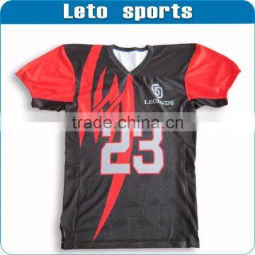 Dry fit sublimation cheap blank american football jerseys wholesale