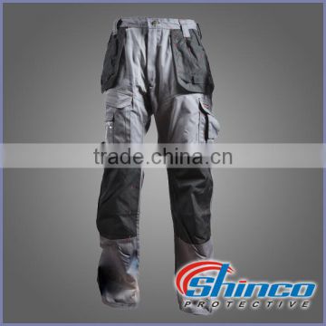 Shinco industrial cotton work pants with knee pad