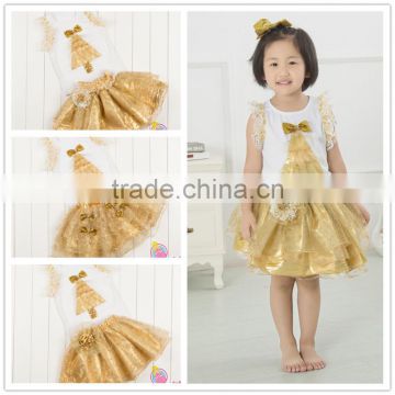 Garments Factory Christmas Newborn Baby Cotton Long Sleeve Fluffy Petti Tutu Dress Latest Boutique Dresses For Kids