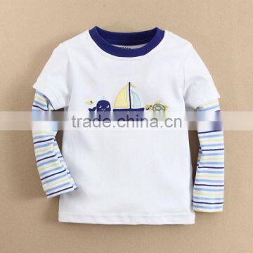 2014 spring baby clothes 100% cotton kids boy t shirt