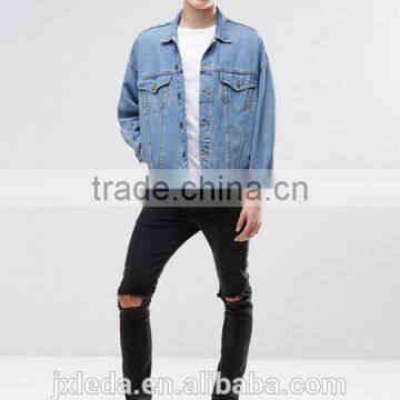 Wholesale Men 100% Coton Super Longline Stepped Hem Plain White T-shirt in Bulk photo-4