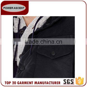 Hot Sale Warm Men Multi-Pocket Cotton Made Quilting Padded Jacket For Sale photo-3
