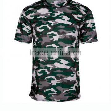 Yarn Dyed Comouflage Tshirt With Quick Dry and Breathable Fabric photo-6