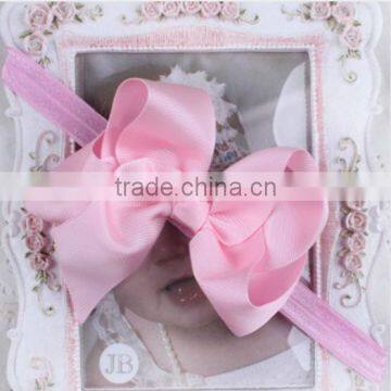 2014 Hot Sale Newest Styles Elastic Baby Girl Bowknot Headband Cute Baby Girl Headband 12 Colors Lower Price Wholesale photo-4