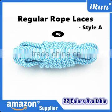 Yellow Purple Sneaker Boot Hiker Round Laces Strings For Runners - Rope Shoelaces In Stock - Accept Custom - 22 Colors Available photo-3