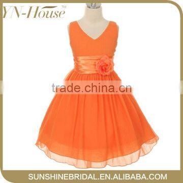 Free Shipping New Model Fashion Flower Children Kids Fashion Design Small Girls Dress