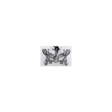 Luxury Venetian Metal Masks Unique Swarovski Crystal For Weddings