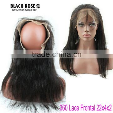 Straight 360 Lace Frontal ,360 lace frontal closure