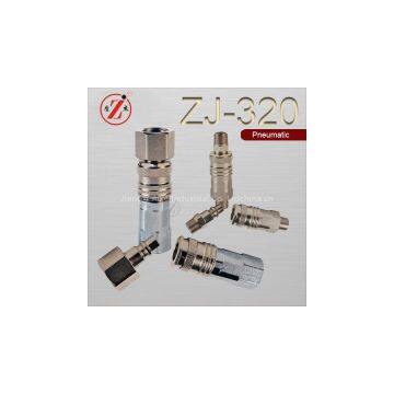 ZJ-320 Carbon Steel European Standard Single Shut-off Pneumatic Quick Couplings