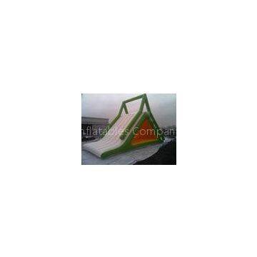 0.9mm PVC Tarpaulin Inflatable Water Slide / Aqua Inflatable Wet Slide for Outdoor Entertainment