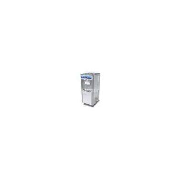 Soft Serve Floor Model 3 Flavors Ice Cream Making Machine, Single Phase Automatic Frozen Yogurt Mach