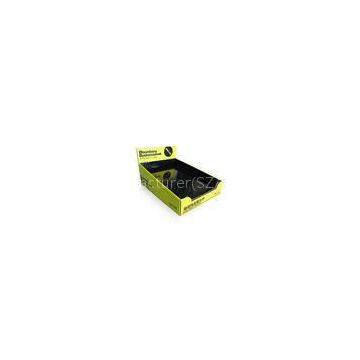 Customized Corrugated Cardboard Counter Display boxes UV Coating