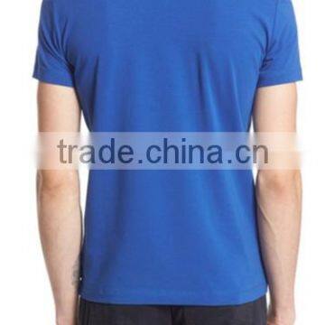 100% Cotton V Neck Dry Fit Custom T Shirts Mens Sport Jersey photo-2
