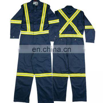 100%Cotton Fire Retardant Coverall for Welder Used Blue Wear Rough Workwear