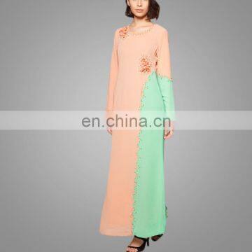 Wholesale Model Baju Kurung Modern Beaded And Emboridery Islamic Clothing Fashion Dress photo-5