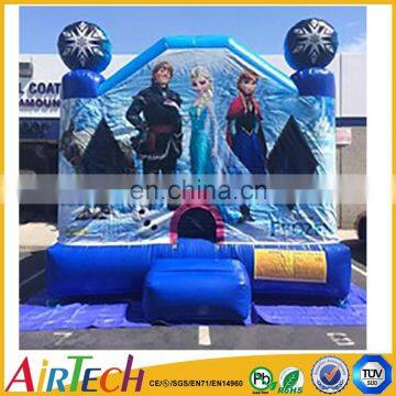 New design durable queen inflatable frozen castle for sale