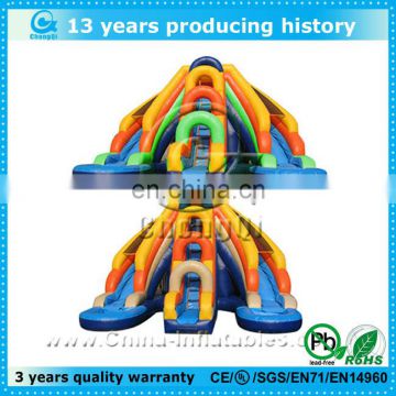 giant backyard inflatable water slides