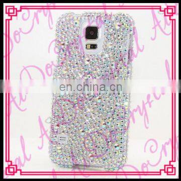 Aidocrystal Handmade fashion rhinestone bling bling glitter ab color crystal phone case for samsung galaxy Note 5