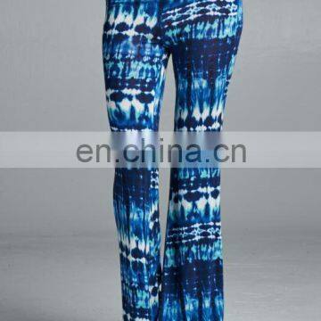 Exclusive Girls Wear Rayon Tie & Dye Trouser With Stylish Wide Bottom