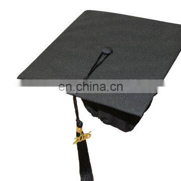 Wholesale 100% Polyester Graduation Cap -Black