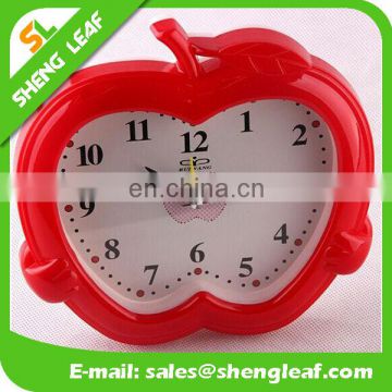 Creative gifts fashion children's apple art students vibrating alarm clock