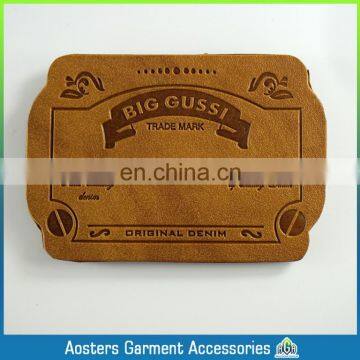 Jeans Leather Labels Product Custom From Leather Patch Distributor Made in China photo-5