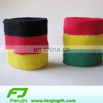 terry sport Bolivia flag wristband sweatband headband