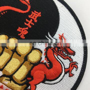 Best Selling Logo Patches Embroidered Iron on Fabric photo-2