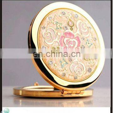 Classical style women mini handheld mirror pocket makeup mirror