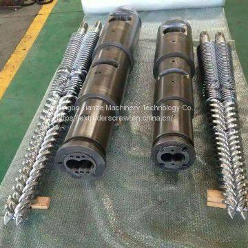 Twin Screws Barrel for PVC Wooden Profile Sheet photo-2