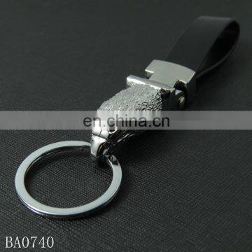 Eagle head shape leather fashion keyring key holder for business man